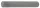 BGS technic Bordázott bitfej M12, 3/8" hossza: 75mm (BGS 4863)