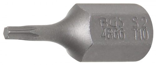 BGS technic Bitfej, nem fúrt T10 3/8" hossza: 30mm (BGS 4866)