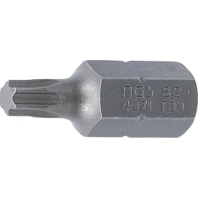   BGS technic Bitfej, nem fúrt T30 3/8" hossza: 30mm (BGS 4871)