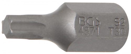 BGS technic Bitfej, nem fúrt T30 3/8" hossza: 30mm (BGS 4871)