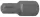 BGS technic Bitfej, nem fúrt T45 3/8" hossza: 30mm (BGS 4873)