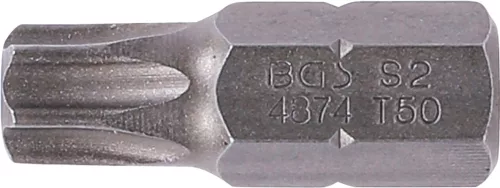 BGS technic Bitfej, nem fúrt T50 3/8" hossza: 30mm (BGS 4874)