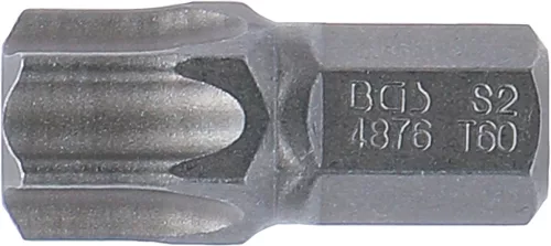 BGS technic Bitfej, nem fúrt T60 3/8" hossza: 30mm (BGS 4876)