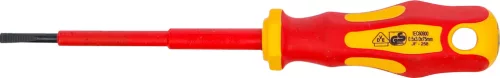 BGS technic Szigetelt VDE lapos csavarhúzó, 3x75 mm (BGS 4925)
