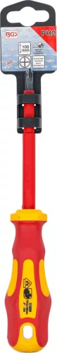 BGS technic Szigetelt VDE csillag csavarhúzó, PH2x100 mm (BGS 4927)