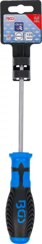 BGS technic Műhely lapos csavarhúzó, 5.5 x 125 mm (BGS 4930)