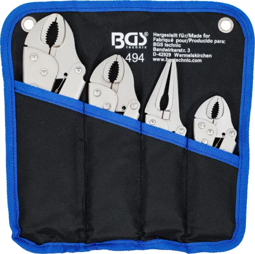 BGS technic Gripp fogó készlet 4 részes (BGS 494)