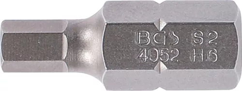 BGS technic Imbusz fej, 6mm, 3/8" hossza: 30mm (BGS 4952)