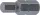 BGS technic Imbusz fej, 7mm, 3/8" hossza: 30mm (BGS 4953)