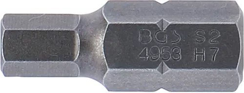 BGS technic Imbusz fej, 7mm, 3/8" hossza: 30mm (BGS 4953)