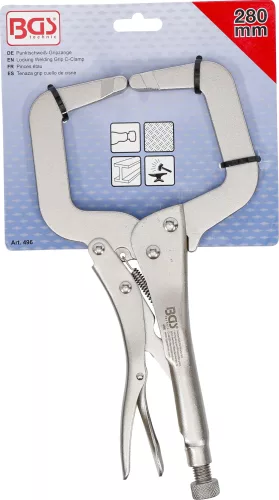 BGS technic Hegesztési fogó C-alakú 280mm (BGS 496)
