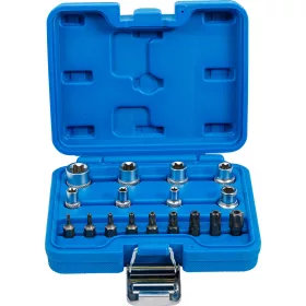   BGS technic 17 részes Torx bit és dugókulcs készlet (BGS 5023)