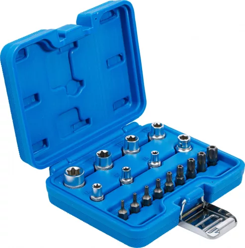 BGS technic 17 részes Torx bit és dugókulcs készlet (BGS 5023)