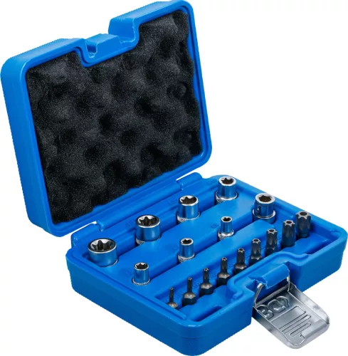 BGS technic 17 részes Torx bit és dugókulcs készlet (BGS 5023)