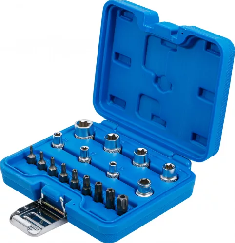 BGS technic 17 részes Torx bit és dugókulcs készlet (BGS 5023)