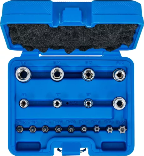 BGS technic 17 részes Torx bit és dugókulcs készlet (BGS 5023)
