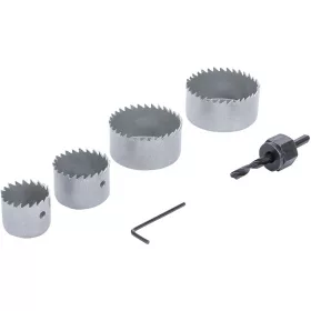   BGS DIY 6 részes lyukfűrész készlet, 32 - 38 - 51 - 54 mm (BGS 50310)