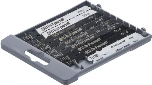 BGS DIY 10 részes dekopír fűrészlap készlet (BGS 50355)