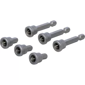   BGS DIY Bitkészlet mélységütközővel gipszkartonhoz, PH2, 1/4”, 25 és 50 mm, 6 részes (BGS 50406)