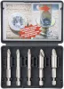 BGS DIY 5 részes csavar eltávolító készlet, PH és PZ csillag csavarokhoz | 1/4" (BGS 50410)