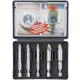 BGS DIY 5 részes csavar eltávolító készlet, PH és PZ csillag csavarokhoz | 1/4" (BGS 50410)