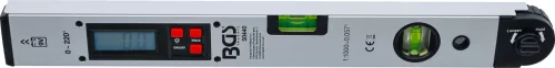 BGS technic Digitális LCD szögmérő vízmértékkel, 450 mm (BGS 50440)