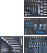 BGS technic Műhelykocsi | 8 fiókos | 296 szerszámmal (BGS 5051)