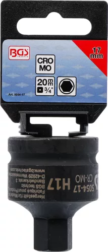 BGS technic 3/4" Imbusz bitfej, 17 mm (BGS 5054-17)