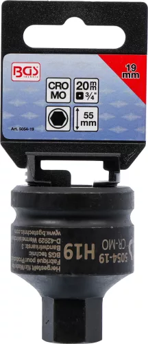 BGS technic 3/4" Imbusz bitfej, 19 mm (BGS 5054-19)