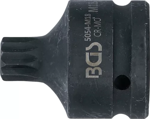 BGS technic 3/4" Spline bitfej, M18 (BGS 5054-M18)