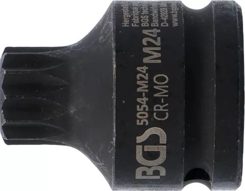 BGS technic 3/4" Spline bitfej, M24 (BGS 5054-M24)