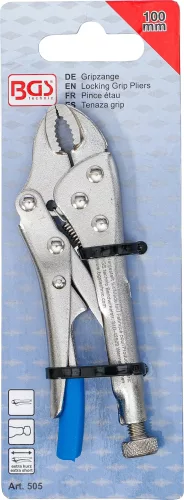 BGS technic Gripp fogó 100mm, extra rövid (BGS 505)