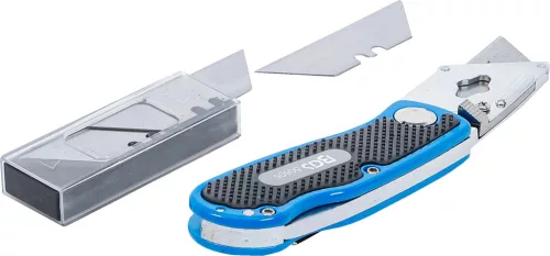 BGS technic Trapéz pengés összecsukható kés, 145 mm (BGS 50605)