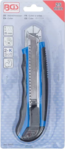 BGS technic Extra erős törhető pengés kés, 25 mm-es pengék (BGS 50625)