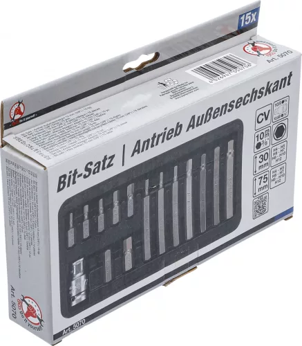 BGS DIY 15 részes Imbusz bit készlet (BGS 5070)