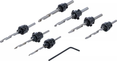 BGS DIY Süllyesztett fúró készlet | 8 darabos (50793)