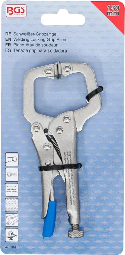 BGS technic Hegesztési fogó C-alakú 110mm, extra rövid (BGS 507)