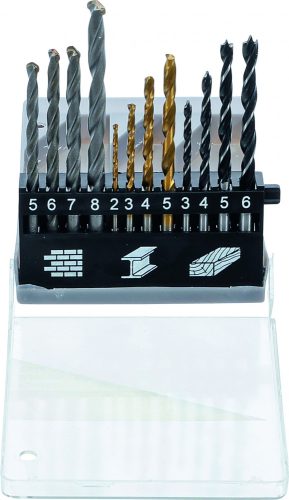BGS DIY Kombi fúrókészlet | 2–8 mm | 12 darabos (BGS 50812)