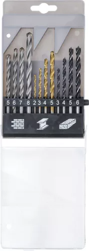 BGS DIY Kombi fúrókészlet | 2–8 mm | 12 darabos (BGS 50812)