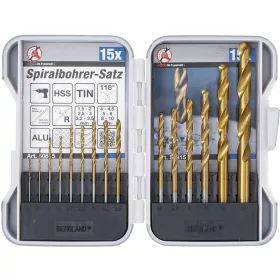   BGS DIY 15 részes HSS fúrószár készlet | Titán-nitrid | 1.5 - 10 mm (BGS 50815)