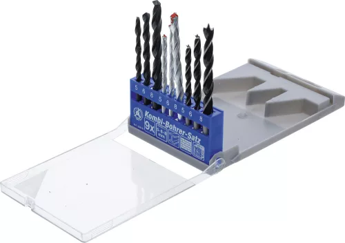 BGS DIY 9 részes kombinált fúrószár készlet (BGS 50819)