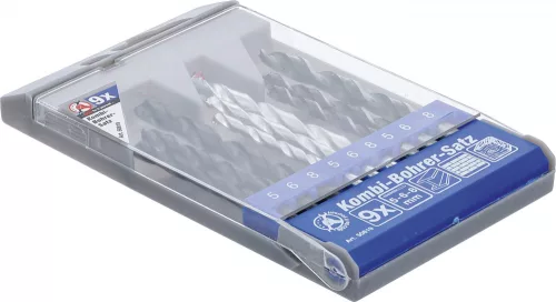 BGS DIY 9 részes kombinált fúrószár készlet (BGS 50819)