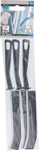 BGS DIY Sarok-tisztítási kefe szett kemény szálakkal | 230 mm | 3 darabos (50915)