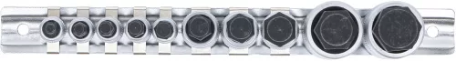 BGS technic 10 db-os Imbusz dugókulcs készlet, 4-19 mm-es, extra rövid (BGS 5099)