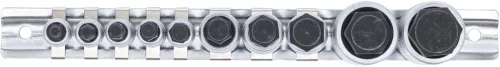 BGS technic 10 db-os Imbusz dugókulcs készlet, 4-19 mm-es, extra rövid (BGS 5099)