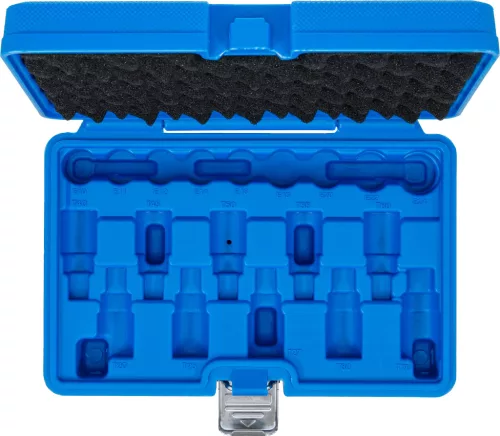 BGS technic Üres műanyag tok a BGS 5100 Torx bitfej és dugókulcs készlethez (BGS 5100-LEER)