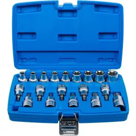   BGS technic 19 részes 1/2" Torx bitfej és dugókulcs készlet (BGS 5100)