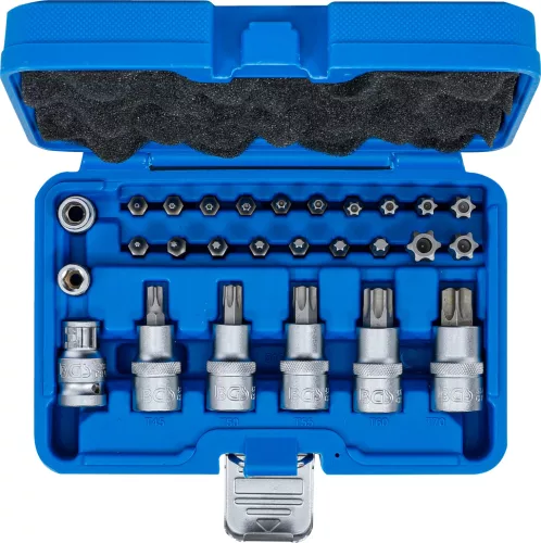 BGS technic 27 részes Torx bit és bitfej készlet (BGS 5101)