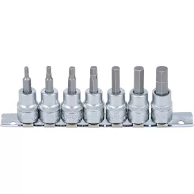   BGS technic 7 részes Imbusz bitfej készlet, 3/8", col méretek: 1/8" - 3/8" (BGS 5104)