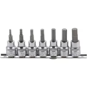   BGS technic 7 részes Imbusz bitfej készlet, 3/8", col méretek: 1/8" - 3/8" (BGS 5104)